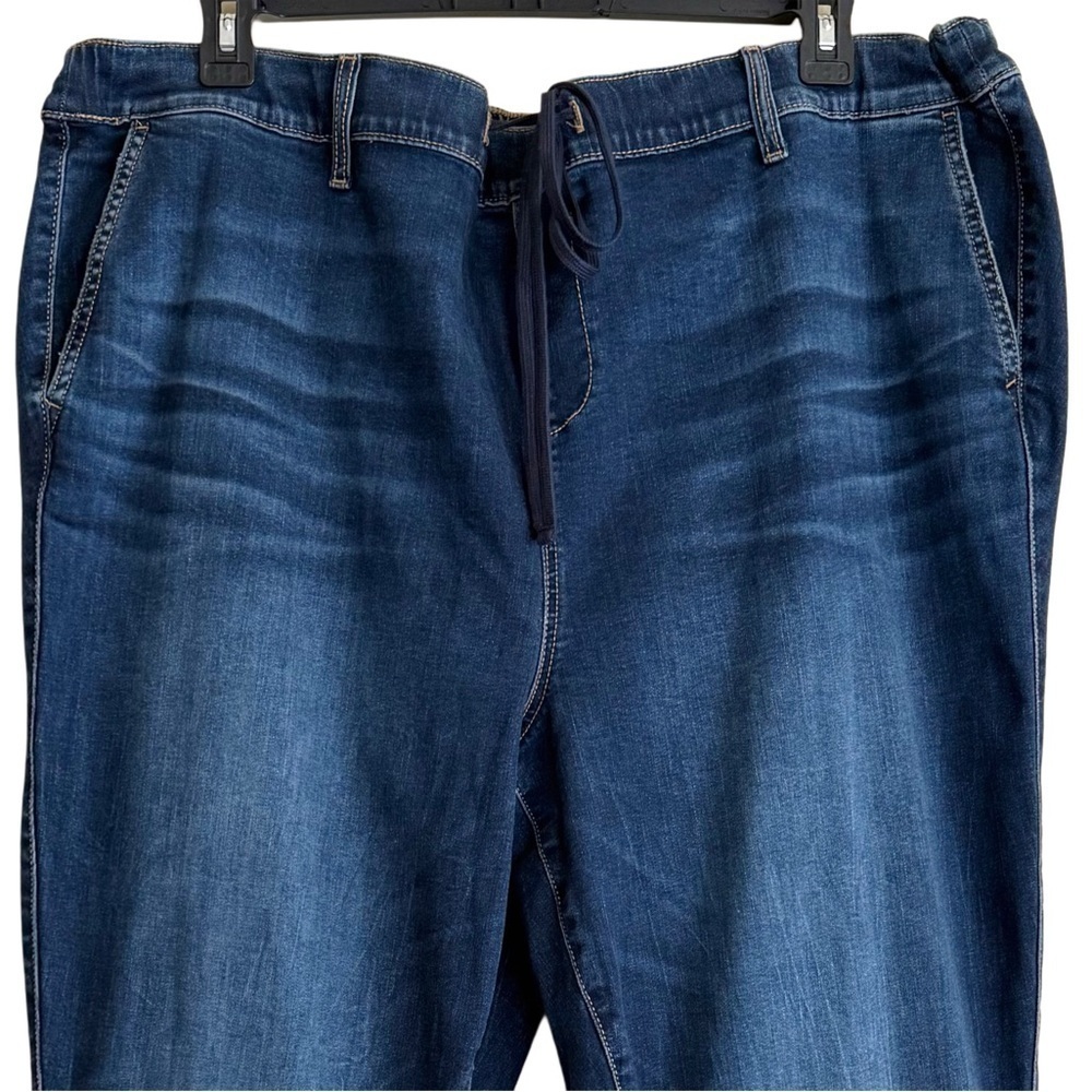 TORRID Casual Stretchy Weekend Boyfriend Straight Drawstring Waist Jeans 5XT NWT - Picture 3 of 8